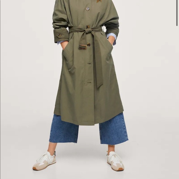 Mango Trench Coat - Size Small but oversized BNWT - Picture 1 of 1